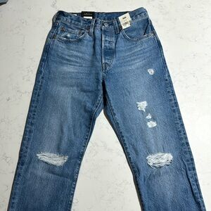 levi jeans Straight leg high rise